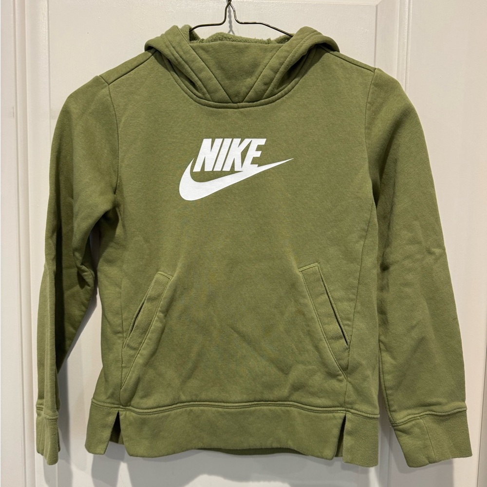 Nike Kids Olive Green Hoodie